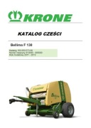 Katalog części prasy Krone bellima F 130 PL