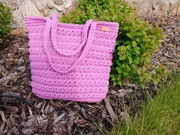 Duża ręcznie robiona torebka