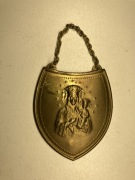 ryngraf miedziany MATKA BOSKA Z DZIECIĄTKIEM, bardzo stary