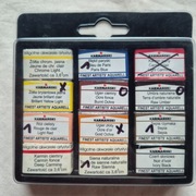 12 pełnych kostek Karmański Akwarele zestaw akwarelowe farby (8)