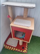 Catit Vesper porządny drapak dla kota z drewna, nie chińszczyzna