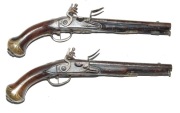 PARA PISTOLETÓW SKAŁKOWYCH Z I POŁOWY XVIII WIEKU
