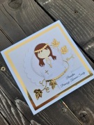 Kartka z okazji Pierwszej Komunii pamiątka