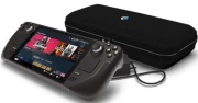 Konsola Valve Steam Deck 512 GB czarna + Etui + Ładowarka - Nowa