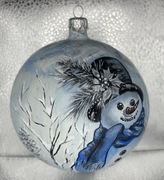 Bombka choinkowa ręcznie malowana 