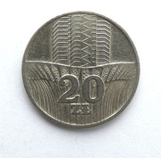 PRZECENA 20% OKAZJA! moneta 20 zł  1976 tzw. z kłosami