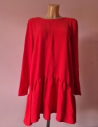 Czerwona luźna tunika rozmiar L