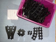 Klocki LEGO Duplo zestaw torów kolejowych dużo ponad 60 