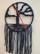 Łapacz, drzewo, makrama