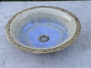 Okrągła umywalka ręcznie robiona