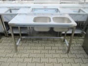 Zlew Gastronomiczny 2 Komorowy 140/60/85