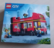 Nowe klocki LEGO City 60407 Czerwony, piętrowy autokar