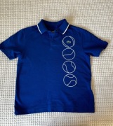 Lacoste polo niebieskie djokovic tenis modny 152 12 lat