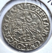 Półgrosz Litewski Zygmunta II Augusta, 1549r, srebro.