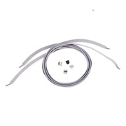 Elastyczne sznurówki szare z zapięciem metalowym bez wiązania Są wygodne