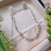 *NOWA* Elegancka Bransoletka Damska Delikatna Pancerka Stal Srebrny Kolor