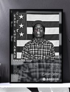 Asap Rocky Live.Love.Asap A$ap plakat album a3 w ramce obraz poster