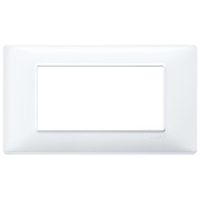 VIMAR PLANA Ramka ozdobna Plana, 4M, White Technopolimer, 14654.01