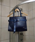 torba torebka Wittchen niebieska elegancka rozsuwana suwak zasuwana blue 