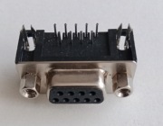 Złącze D-sub żeńskie 9 pin do druku.