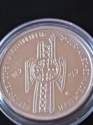 Niemcy 5 Marek 1952 D nowe bicie 2006 mennicza lustro - replika Posrebrzana