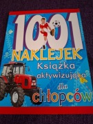 1001 Naklejek dla chłopców książka aktywizująca