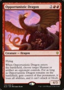 Opportunistic Dragon  throne of eldraine [R]