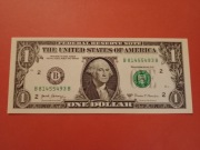 USA 1 DOLAR SERIA 2017A BANK OF NEW YORK B-2 UNC