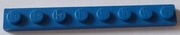 LEGO 3460 Niebieska płytka 1x8 4162 2 szt