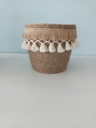 Doniczki osłonki 2w1 własnoręcznie wykonane 17 cm x17 cm