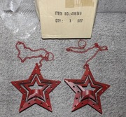 Metalowe Świeczniki zawieszki gwiazdki