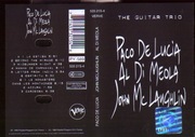THE GUITAR TRIO - AL DI MEOLA JOHN MCLAUGHLIN PACO DE LUCIA