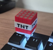 Przycisk do klawiatury minecraft TNT duże keycap custom prezent mc gift 1pc