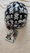 Kask dziecięcy KIDDIMOTO – czaszki, rozmiar 48–53 cm