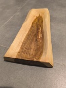 Ręcznie robiona drewniana deska / taca z litego drewna – unikat