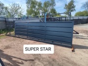 Brama przesuwna panelowa pełna 4mx1,42m SUPER STAR,ocynk+RAL,5m,6m światło