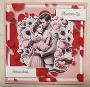 Kartka okolicznościowa na Walentynki Walentynka r 