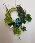 Wielkanocny wianek pastele duży 30 cm SUPER CENA 