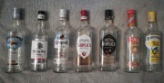 Puste butelki po wódkach 500 ml różne rodzaje Żubrówka, Soplica, Krupnik