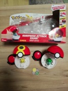 Pokemon Surprise Attack Game gra Pikachu vs. Bulbasaur 2505 figurki