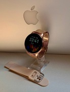 Złoty smartwatch MENU PL ROZMOWY ZŁOTA BRANSOLETA + PASEK