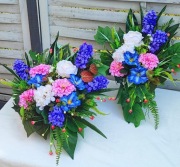 Komplet na grób -stroik+ wazon