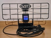 Antena pokojowa wewnętrzna zewnętrzna DVB-T2 Fortis