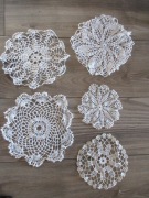 Serwetki szydełkowe vintage retro MAŁE