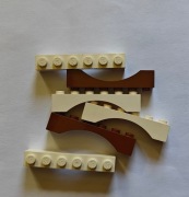 Lego 92950 mostek 1x6 mix - 6 sztuk !