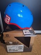 Kask narciarski Salomon dziecięcy chłopiec Grom Blue/Red Nowy Niebieski 