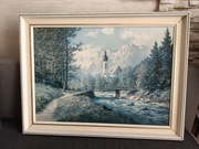 Obraz (reprodukcja) pejzaż Johanna Bochmanna