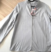 Bluza dresowa rozpinana jasna wrzosowa liliowa bez kaptura nowa Tchibo S/M