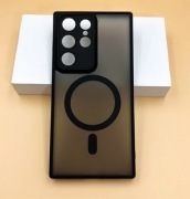 Etui z ochroną aparatu Samsung S23 Ultra matowy czarny