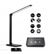 Wielofunkcyjna lampa biurkowa LED dotykowa 5 barw światła 5 stopni jasności
